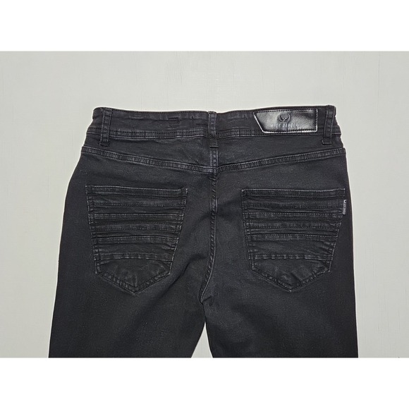 Nick Danger Jeans Mens 30x30 Black Slim Fit Stretch Denim Pants Five Pocket - Picture 5 of 5